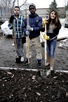 Green Team Members (L-R) Daniel, Emmanuel, Lipasha
